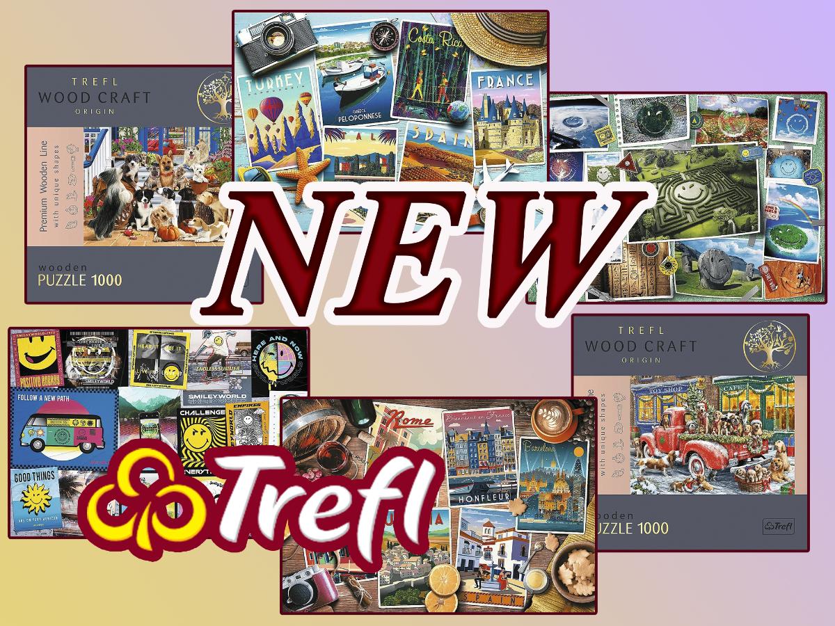 Новинки пазлов Trefl (декабрь 2022)