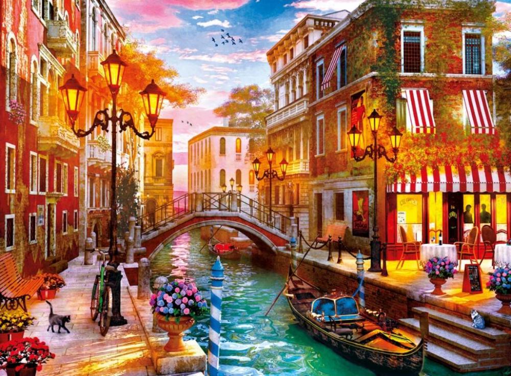 Puzzle Castorland Venice at Sunset, puzzle 500 pièces