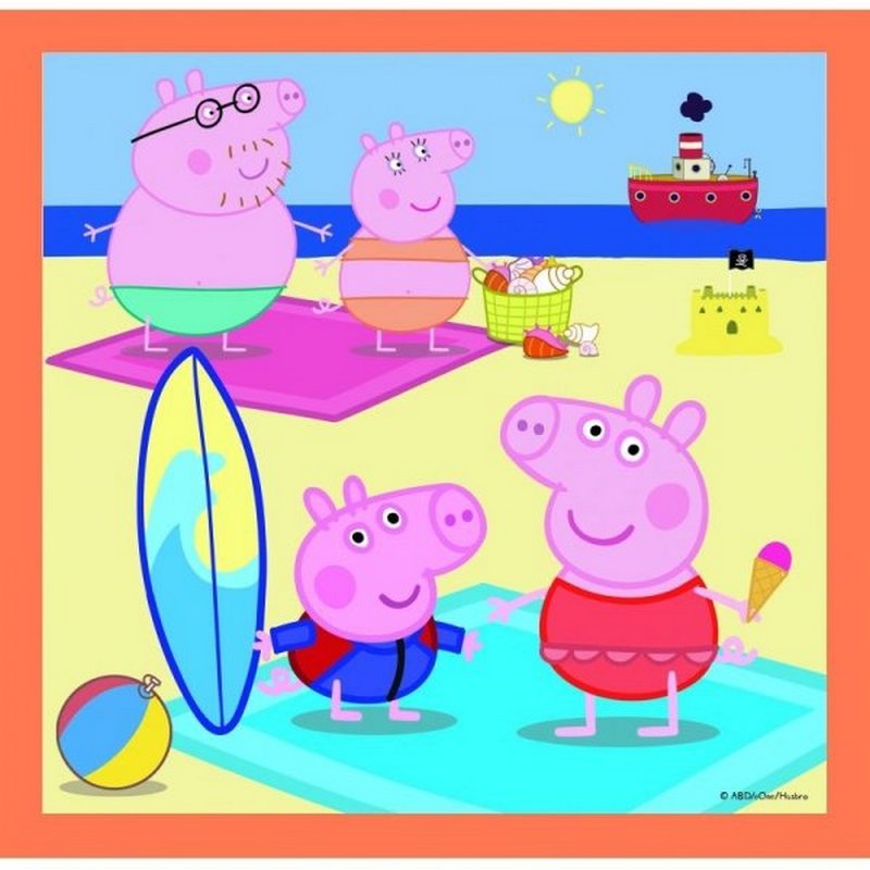 Trefl 36511 Kids a Colori personalizzati Peppa Pig Puzzle Puzzle 20 PEZZI 