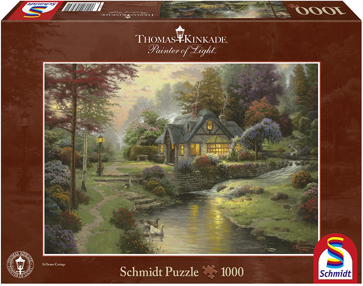 Schmidt puzzle 1000 pieces, Thomas kinkade. Sunset