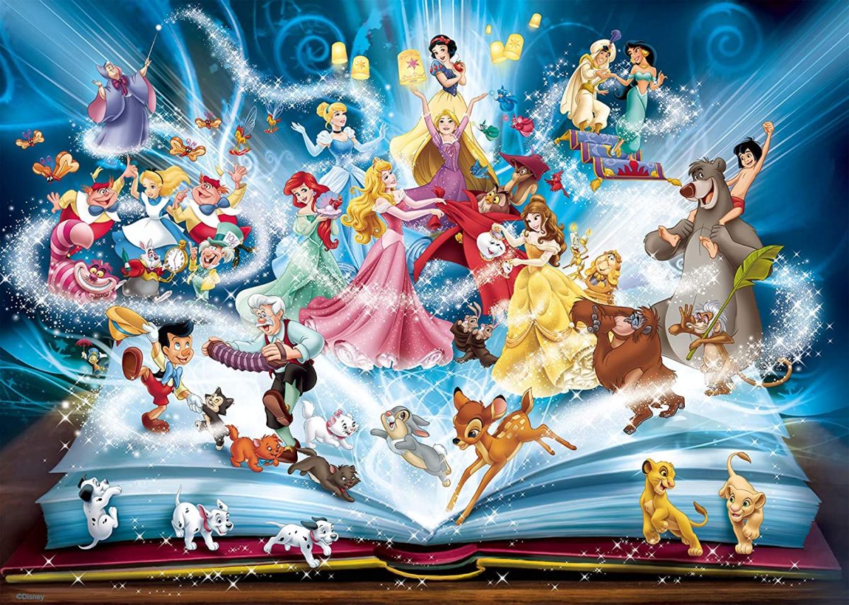 Ravensburger 16318 Disney's Magical Book of Fairies 1500 Pieces Pigsaw Puzzle 