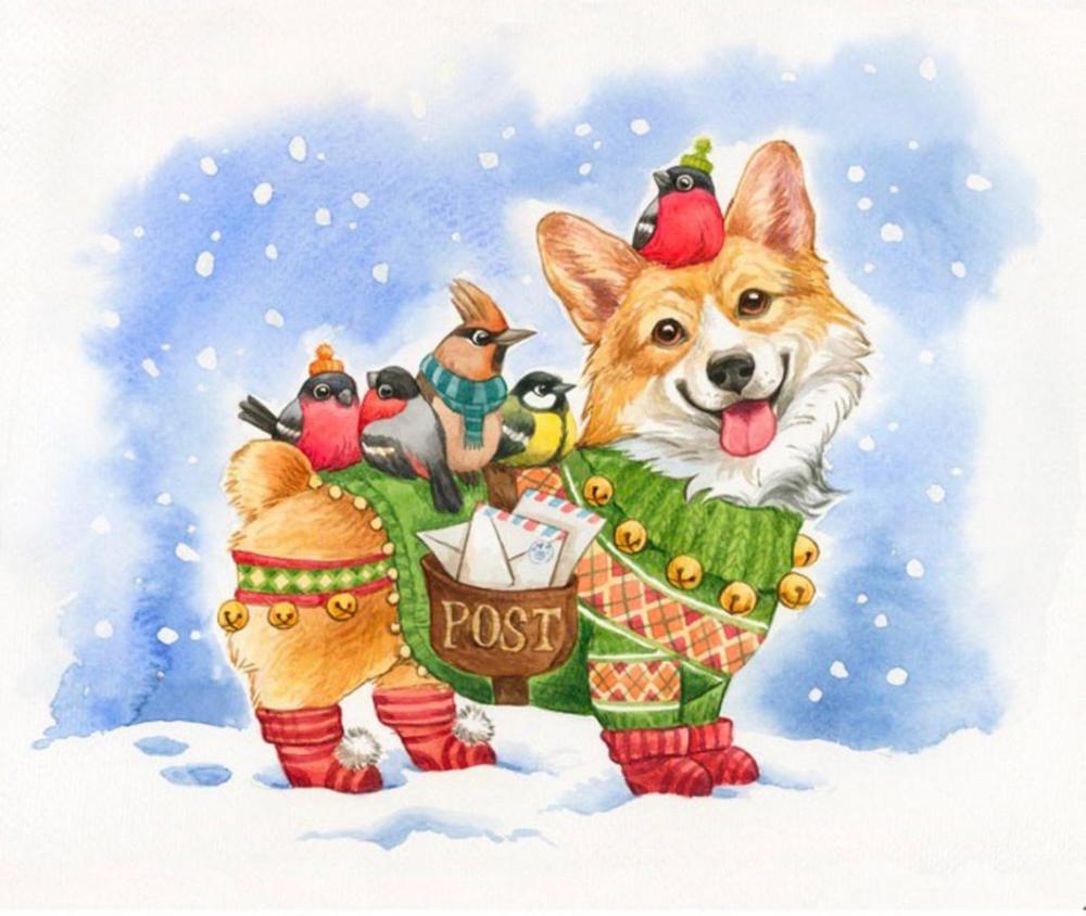 Puzzle Castorland 1000 details: Corgi Puppies 