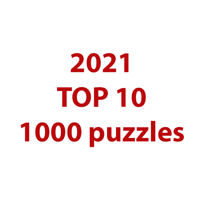 ТОП 10 пазлов 1000 деталей 2021 года