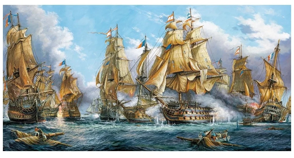 Wegenbouwproces Minimaliseren Gooi Castorland puzzle 4000 pieces AA Orlinski: Sea battle - 1001puzzle.com