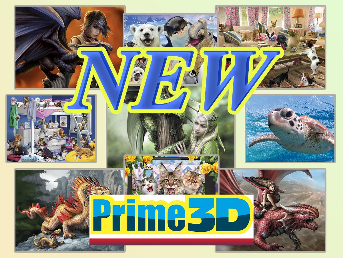 Новинки пазлов Prime 3D (июль 2023)