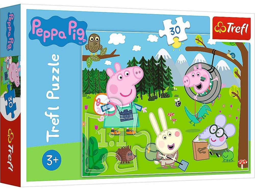 Trefl Peppa Pig 30 Piece Jigsaw Puzzle For Kids Forest Expedition 