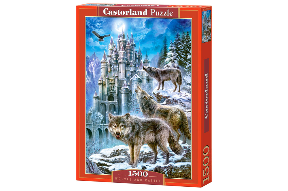 Castorland c-151141 puzzle starkiller and Castle Château Château Loups Nuit 1500 pièces 