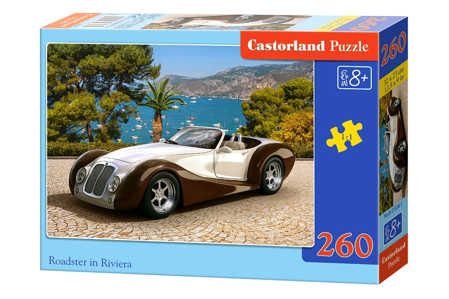 dayanılmaz Bulaşıcı Hindistan  Puzzle Castorland 260 pieces: the Roadster On the Riviera - 1001puzzle.com