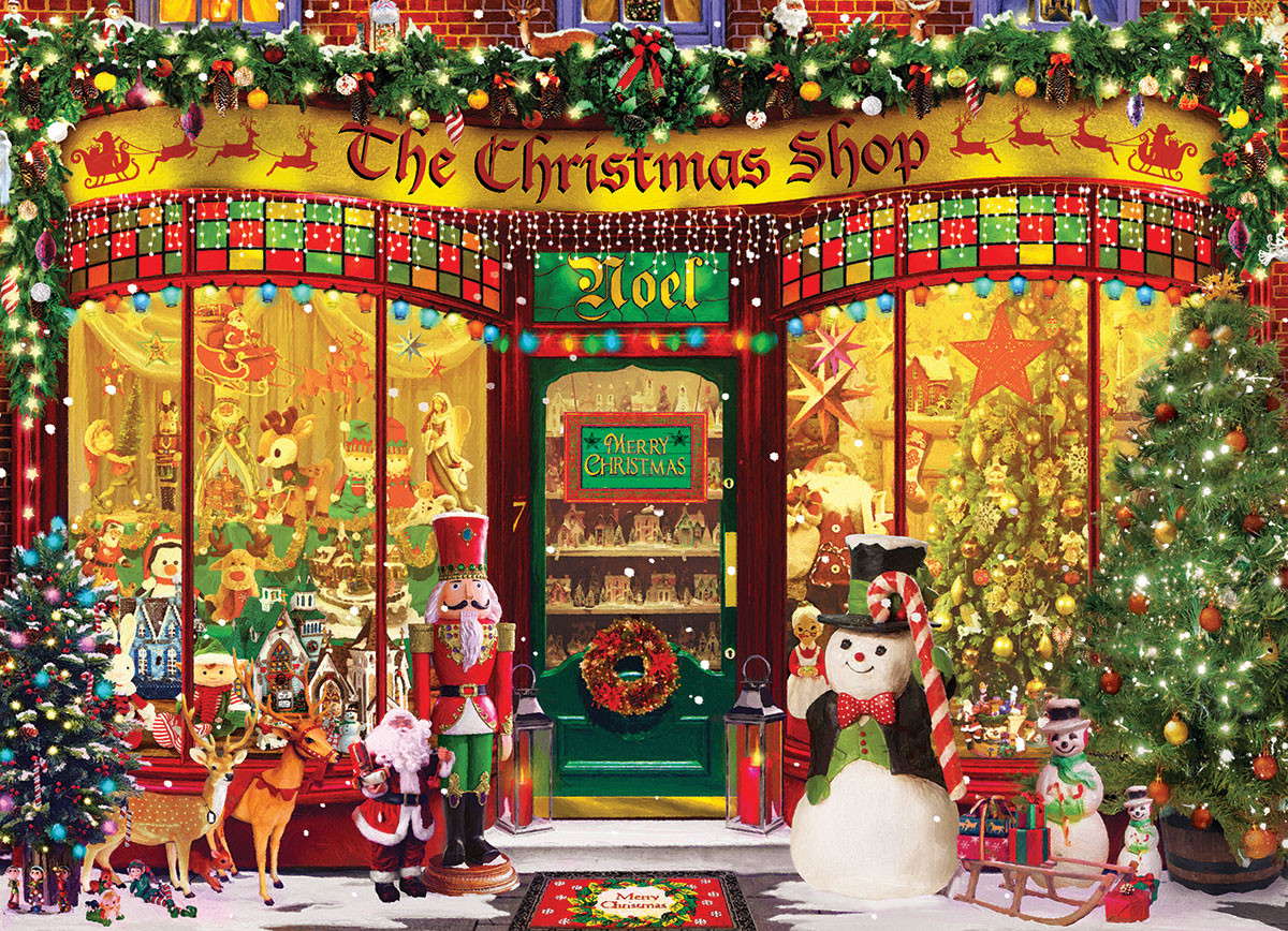 Eurographics 1000 Pieces Puzzle: Christmas Shop 
