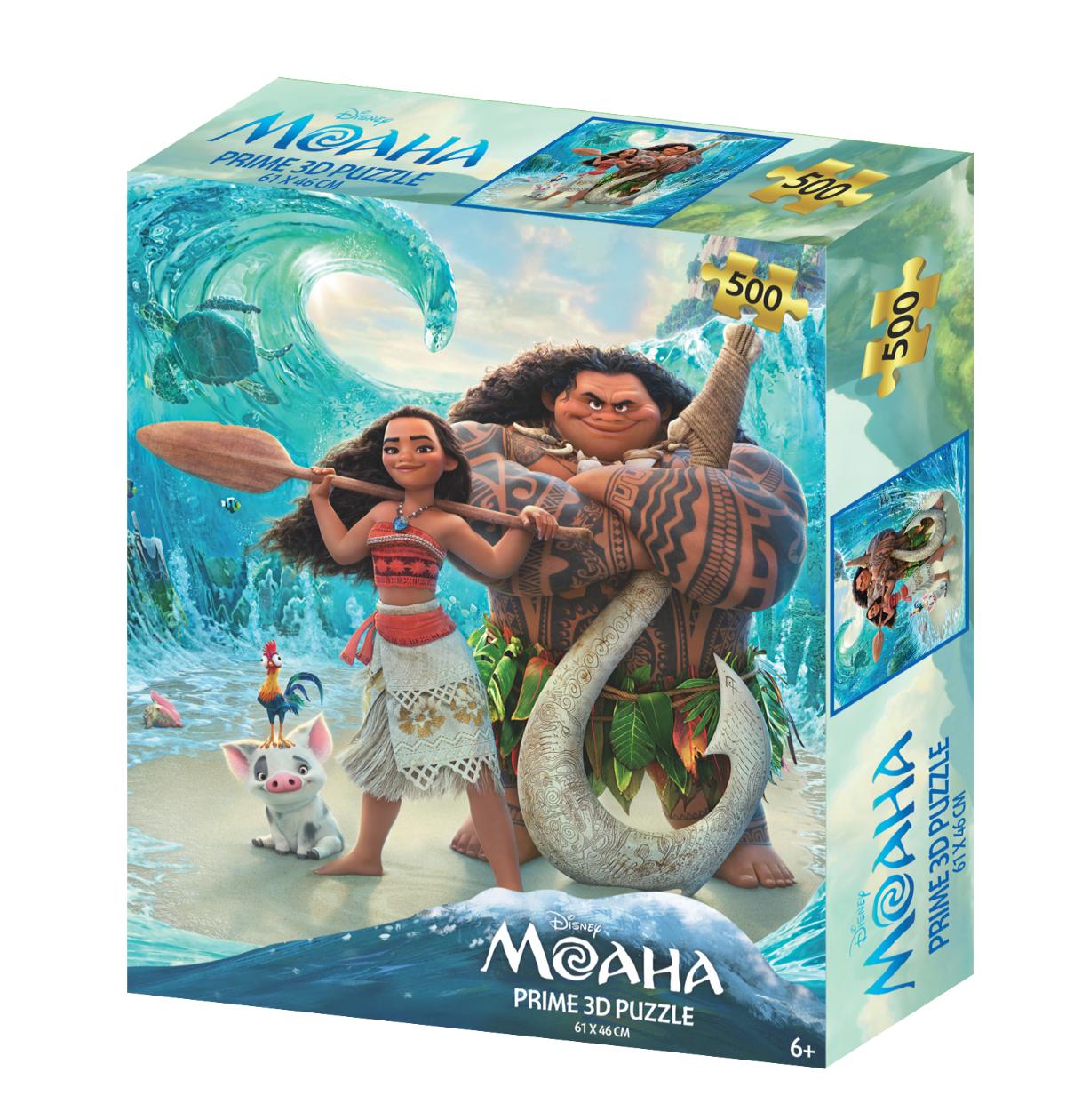 Acheter Puzzle Prime 3D - Moana (Vaiana) - 500 pièces - Ludifolie