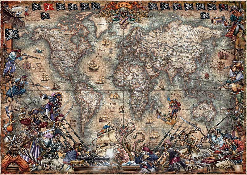 Political World Map Jigsaw Puzzle 1500 Pieces Educa 