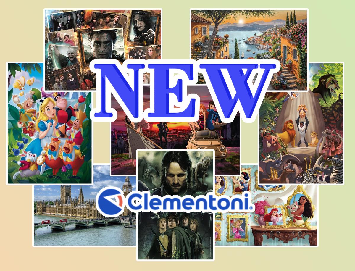 Новинки пазлов Clementoni (июль 2025)