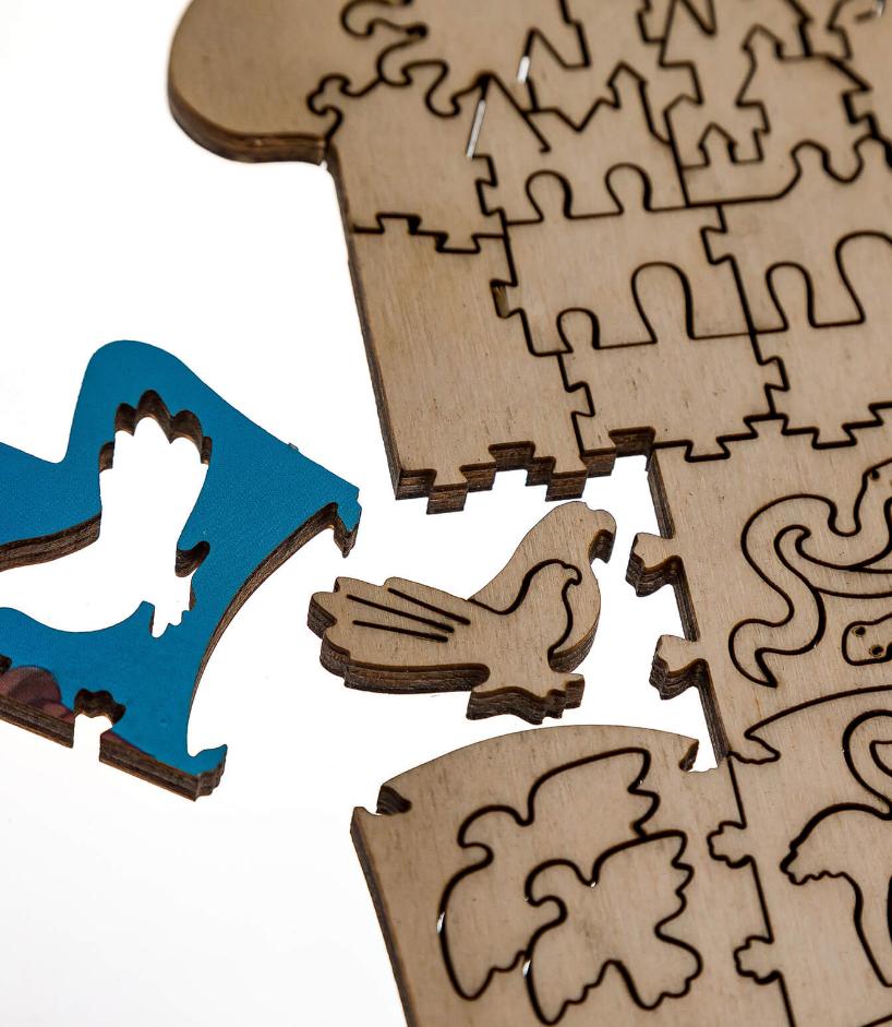 Details about   DAVICI Wooden whimsy jigsaw puzzle 210 pcs. "Noah's Ark" 