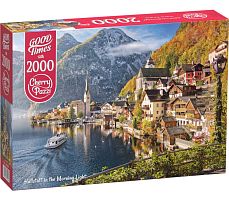 Cherry Pazzi Puzzle 2000 details: Hallstatt in the morning