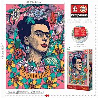 Educa 500 Pieces Puzzle: Long Live Life, Frida Kahlo