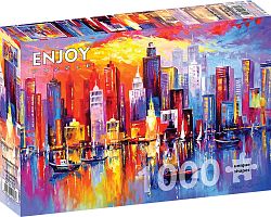 Enjoy 1000 Pieces Puzzle: Evening New York