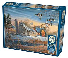 Puzzle Cobble Hill 500 pieces: Circling the farm