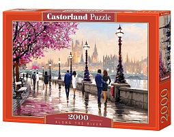 Puzzle Castorland 2000 details: Along the river Richard MacNeil