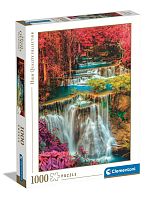 Clementoni 1000 Piece Puzzle: Colorful Thai Waterfalls