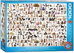 Puzzle Eurographics 1000 pieces: the World of dogs