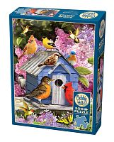 Cobble Hill Puzzle 500 pieces: Spring Birdhouse