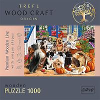 Wooden Trefl Puzzle 1000 pieces: Dog Friendship