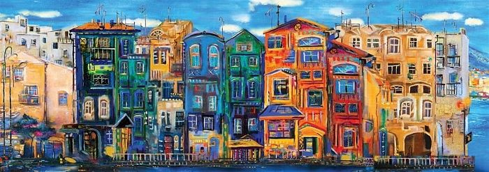 Art Puzzle 1000 pieces: Colorful City 5350