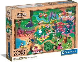 Puzzle Clementoni 1000 pieces: Fairy tale maps. Alice in Wonderland