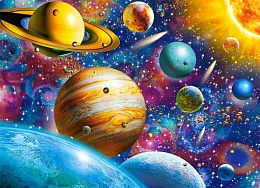 Castorland jigsaw puzzle 100 pieces: Solar system