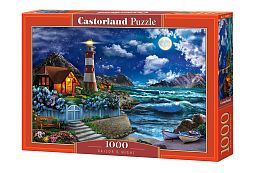 Castorland 1000 Pieces Puzzle: The Saving Lighthouse