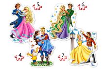 Puzzle Castorland 4#5#6#7 items: Prom princesses