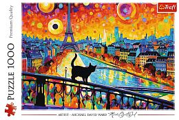 Trefl 1000 Pieces Puzzle: A cat in Paris