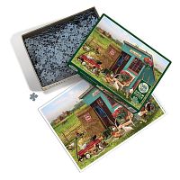 Cobble Hill 1000 pieces Puzzle: Chicken Coop (cottage shed)