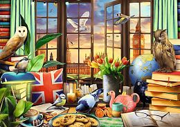 Trefl 1000 Pieces Puzzle: Tea Time. Everything is British