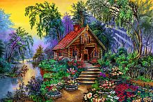 Freys 1500-piece puzzle: The path to the house