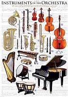 Eurographics 1000 pieces puzzle: Orchestra Instruments