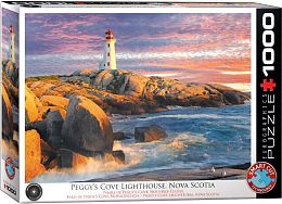 Puzzle Eurographics 1000 pieces: lighthouse Peggys point, New Hollandia