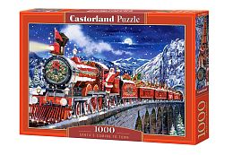 Castorland 1000 Pieces Puzzle: Santa's New Year Express