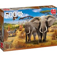 Puzzle Jumbo 500 pieces: African Savanna