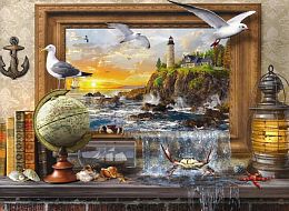 Anatolian jigsaw puzzle 1000 pieces: the Sea and the life