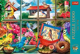 Trefl 1000 Pieces Puzzle: Tea Time. The world of birds