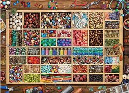 Puzzle Eurographics 1000 pieces: a Collection of beads by Laura