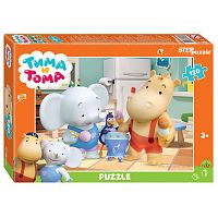 Set of 8 puzzles with 120 pieces: Riki