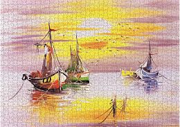 Nova 1500 Puzzle pieces: Sunset and Boats