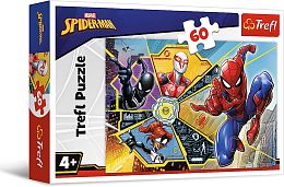 Trefl Puzzle 60 pieces: On the web, Spider-Man