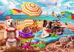 Trefl 2x500 Pieces Puzzle: Vacation Time