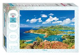 Step puzzle 1000 pieces: Antigua and Barbuda