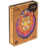 Wooden UNIDRAGON Puzzle 327 details: The Mysterious Lion