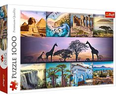 Trefl 1000 Pieces Puzzle: Collage - Africa