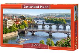 Puzzle Castorland 4000 details: the Vltava River